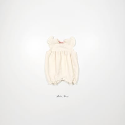 bebe nine29  (6m-24m) 2色小荷葉邊蝴蝶服6