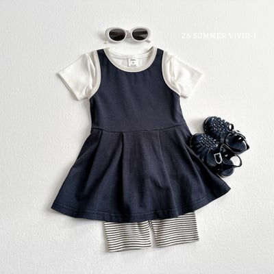 vivid33｜(78cm-125cm) 2款甜美網球無袖連身裙13