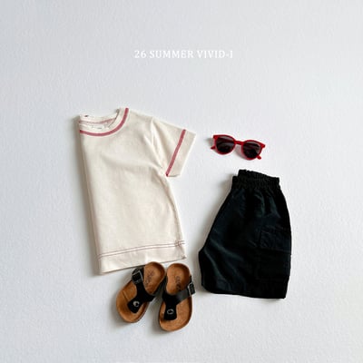 vivid56｜(78cm-125cm) 3款縫線簡約素色上衣16