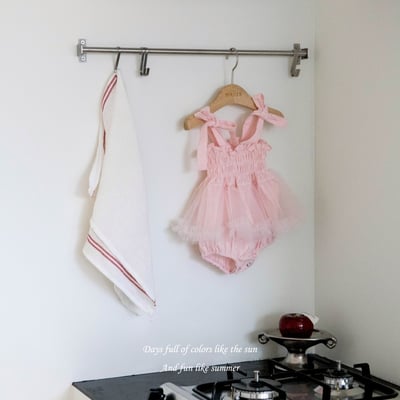 M-KIDS33｜(65-80cm) 浪漫綁帶包屁洋裝19