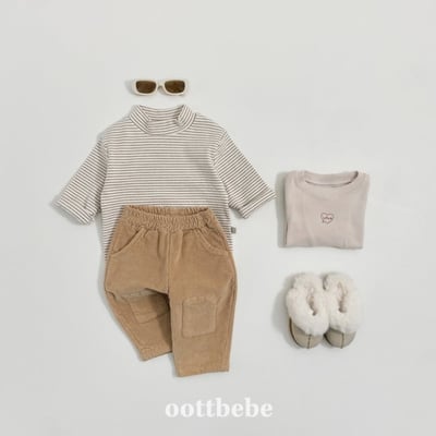 Oottbebe70｜(1y-7y)   燈芯絨補丁造型褲12
