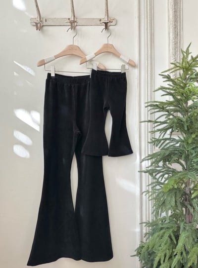 MONBEBE47｜(1y-8y-mom) 燈芯絨絨喇叭褲11