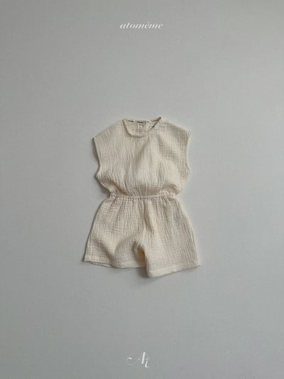 Atomeme23｜(70-110) 抓皺縮腰連身褲4