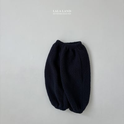 lala land61｜(75cm-120cm) 5色刷毛小黑標束口褲22