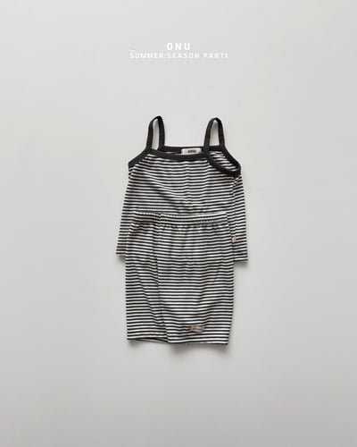 onu46｜(70cm-115cm) 條紋細肩背心套裝6