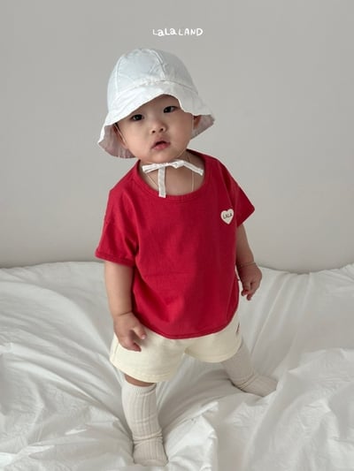 lala land08｜(3m-18m) 4色經典LOGO愛心上衣3