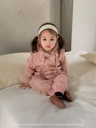 JE 407｜(73-110cm)  休閒荷葉邊套裝15