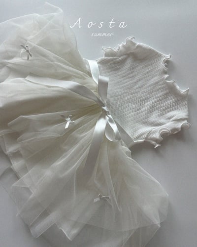 AOSTA65｜(6m-5y) 3款山茶花蕾絲連身裙13