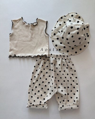 AOSTA47｜(6m-5y) 4款羅紋木耳邊無袖上衣20