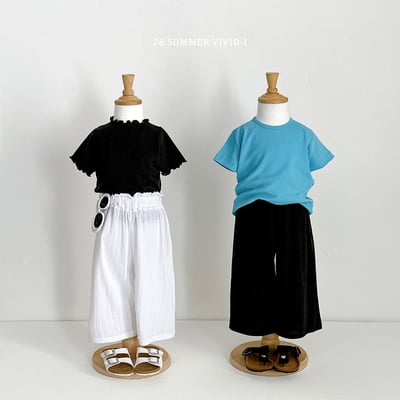 vivid50｜(78cm-125cm) 3款圓領淺色羅紋上衣4
