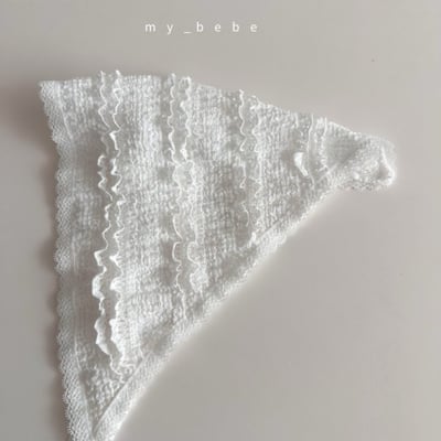 my_bebe10｜(free) 蕾絲滾邊頭巾16