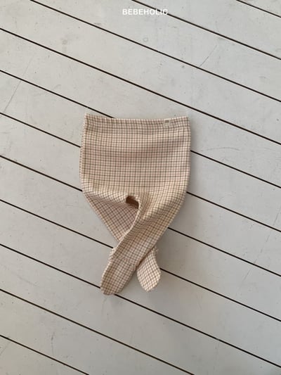 Bebe holic62｜(3m-18m) 細格紋褲襪12