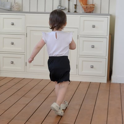 bebe nine25  (65cm-115cm) 3色彈力木耳邊打底褲12