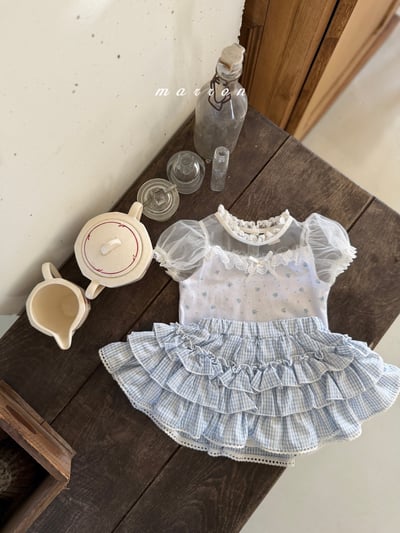 Marron20｜(1y-6y) 木耳花邊蛋糕裙11