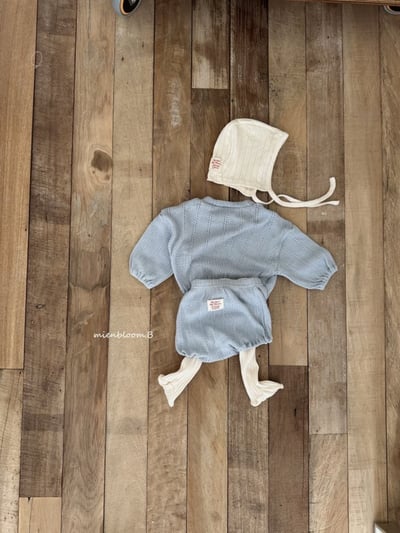 Bloom.b23｜(0m-18m) 針織包屁燈籠褲4