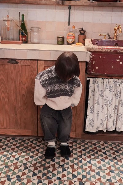 onu 29｜(70cm-115cm) 北歐印花刷毛上衣23