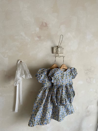 Anne Shirley38｜(3m-22m) 2色夏日刺繡花卉包屁衣18