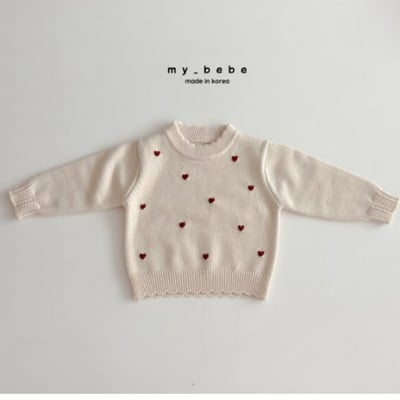 my_bebe09｜(-12m-7y) 愛心針織上衣13