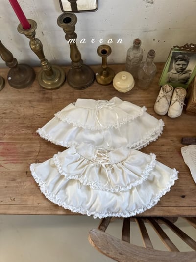 Marron53｜(1y-6y) 蕾絲層次褲裙不含珍珠吊墜8