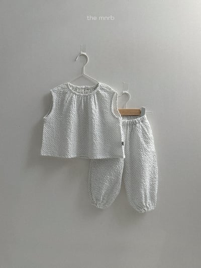 MiniRobe12｜(70-110) 抓皺波點縮口褲4