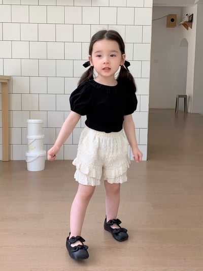 JE48｜(73-120cm) 花邊領露背上衣21