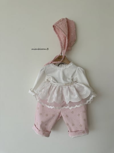 Bloom.b06｜(0m-7y) 春日蕾絲花邊領上衣11