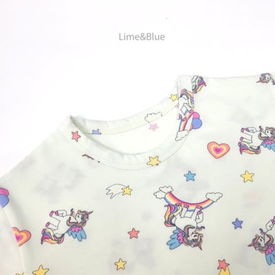 LIME&BLUE27｜(80-118cm)  可愛獨角獸套裝15