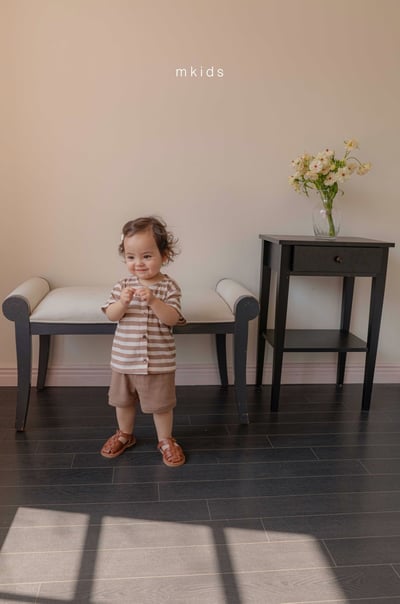 M-KIDS21｜(65-115cm) 條紋小標套裝13