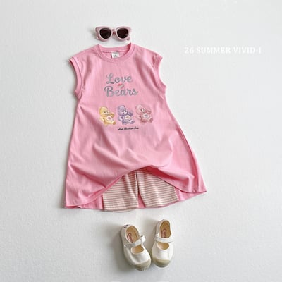 vivid84｜(78cm-125cm) 3款簡約素色條紋打底褲(2入)6