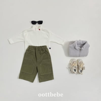 Oottbebe68｜(1y-7y)   日系復古拼接褲6