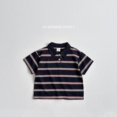 vivid59｜(78cm-125cm) 3款翻領線條polo衫上衣6