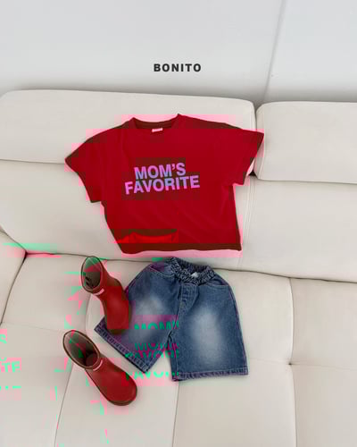 Bonito38｜(75cm-125cm) 3色媽媽的愛字母上衣17