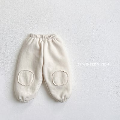 vivid03｜(78cm-125cm) 拼布縮口褲3