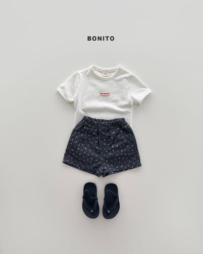 Bonito04｜(75cm-125cm) 2色甜美小花朵短褲6