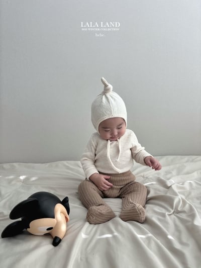 lala land32｜(60cm-83cm) 4色羅紋素面扭結帽20