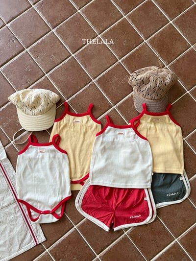 thelala65｜ (0m-18m) 滾邊無袖包屁衣12