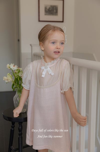 M-KIDS55｜(65-115cm) 法式徽章緞帶別針12