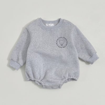 Oottbebe19｜(0m-12m) 棉質熊熊印花包屁衣12