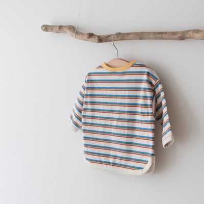 LEMONADE11｜(55cm-85cm) 2色撞色條紋上衣11