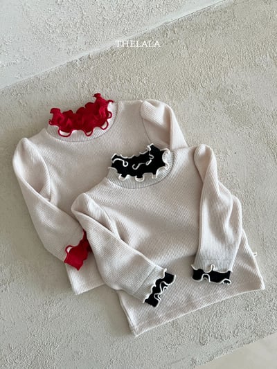 thelala37｜ (1y-6y) 撞色層次捲邊上衣7