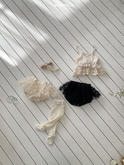 Bebe holic49｜(6m-18m) 薄紗裙包屁褲10