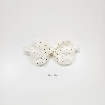 bebe nine50  (Free) 2色蝴蝶結蕾絲髮帶6