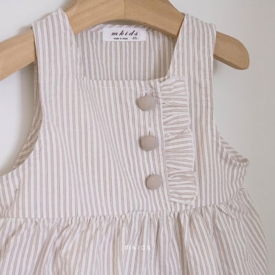 M-KIDS22｜(65-115cm) 條紋傘狀設計背心10