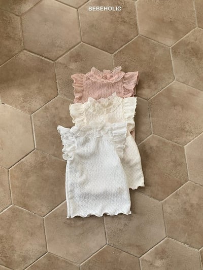 Bebe holic41｜(3m-18m) 中領蕾絲上衣1
