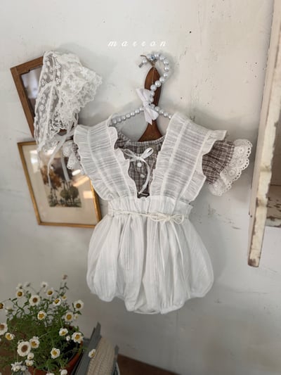 Marron12｜(3m-18m 1y-6y) 甜美吊帶綁結裝18