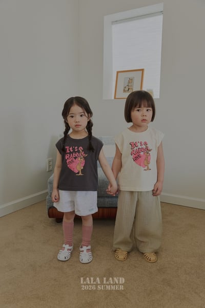 lala land67｜(75-120cm) 2色條紋九分長褲2