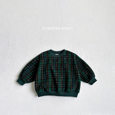vivid61｜(78cm-125cm) 磨毛格紋上衣5