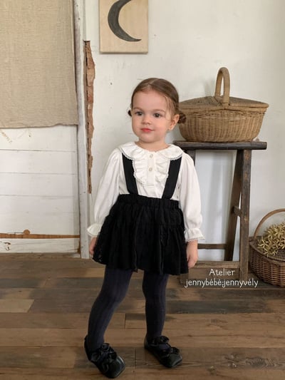 JE554｜(73-100cm) 宮廷風花邊領上衣/包屁衣16