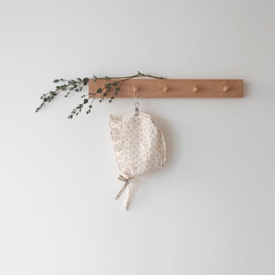 LEMONADE31｜(55cm-85cm) 2色碎花荷葉縮口袖包屁衣含帽子7