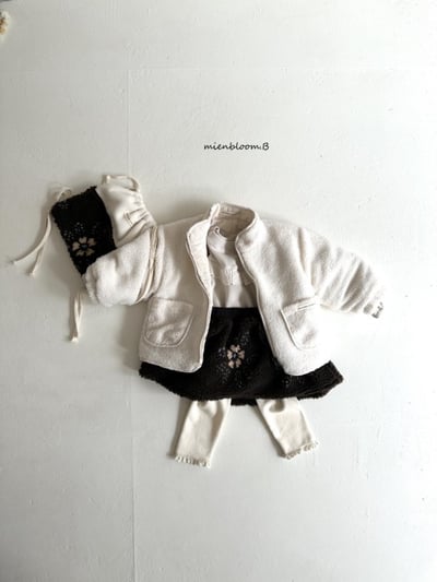 Bloom.b41｜(85cm-125cm) 花卉刷毛褲裙7